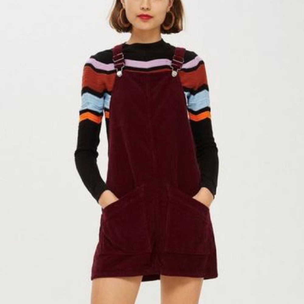 ✨ Topshop Corduroy Overall Dress ❤️